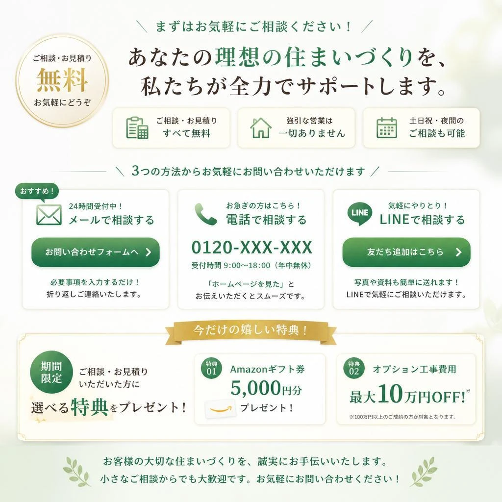今すぐご相談を！