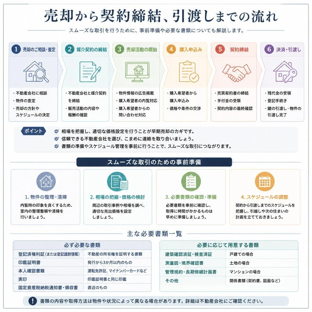 迅速な売却を実現するためのプロセス