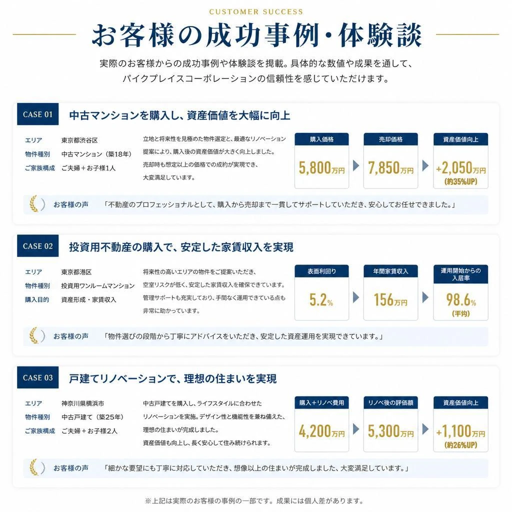 お客様の声｜成功事例のご紹介