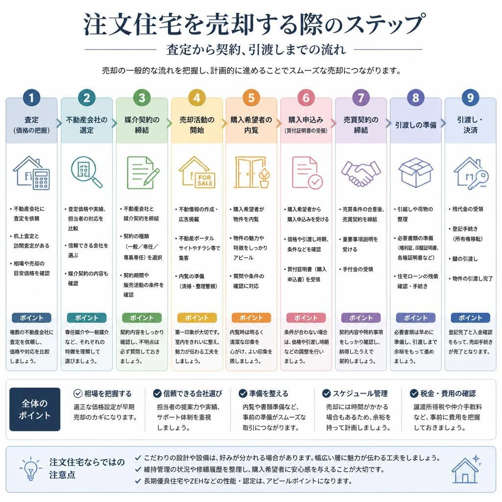 2. 注文住宅売却の流れ