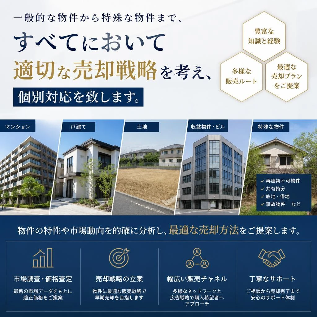 4. それぞれの不動産の特徴に応じた戦略
