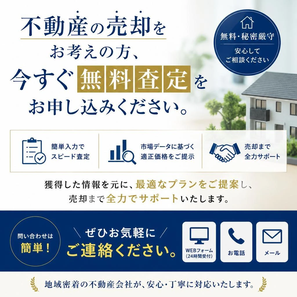 今すぐ無料査定をお申し込み！